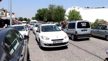 Pamukkale'ye Ziyaretçi Akını