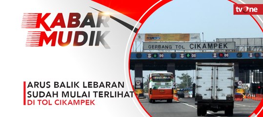 Arus Balik Lebaran Sudah Mulai Terlihat di Tol Cikampek