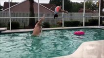 Un trick shot réussi avec un papa, sa fille et une bouée