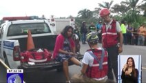 Drama de afectados en choque vía Santo Domingo - Quevedo