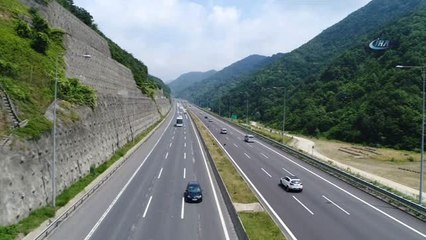 Boludağı'nda Dönüş Yolculuğu Havadan Görüntülendi