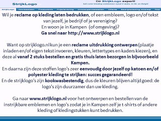 Reclame kleding bedrukken Kampen