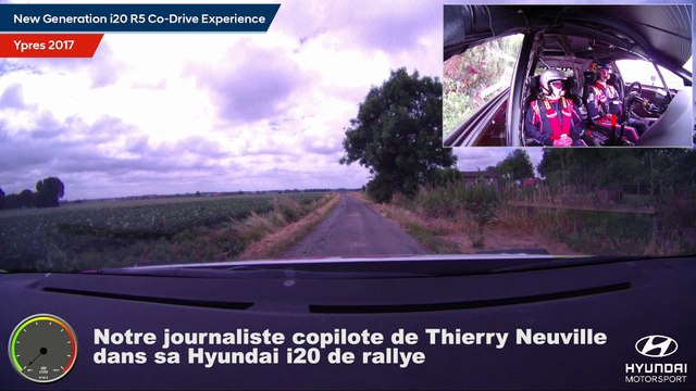 Copilote de Thierry Neuville à Ypres