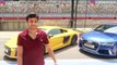 Lucky guy drives Audi R8 with Virat kohli in Delhi