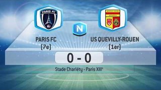 Résumé du match Paris FC - Quevilly-Rouen Métropole (J-30)