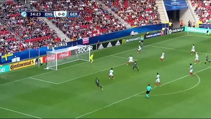 Davie Selke Goal HD - England U21 0 - 1 Germany U21 - 27.06.2017 (Full Replay)