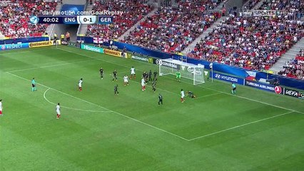 Demarai Gray Goal HD - England U21 1 - 1 Germany U21 - 27.06.2017 (Full Replay)