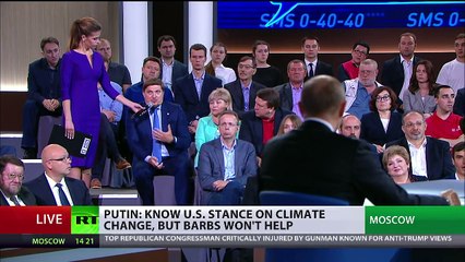 'We are ready to provide political asylum to Comey' - Putin at Q&A session