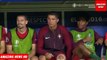 EURO Final Funny moment׃ Cristiano Ronaldo Accidentally hits his teammate! 