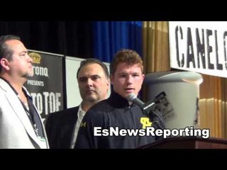 lara calls out canelo post fight press conference EsNews Boxing
