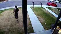 'Porch Pirate' Caught on Camera Stealing Packages from Disabled Veteran