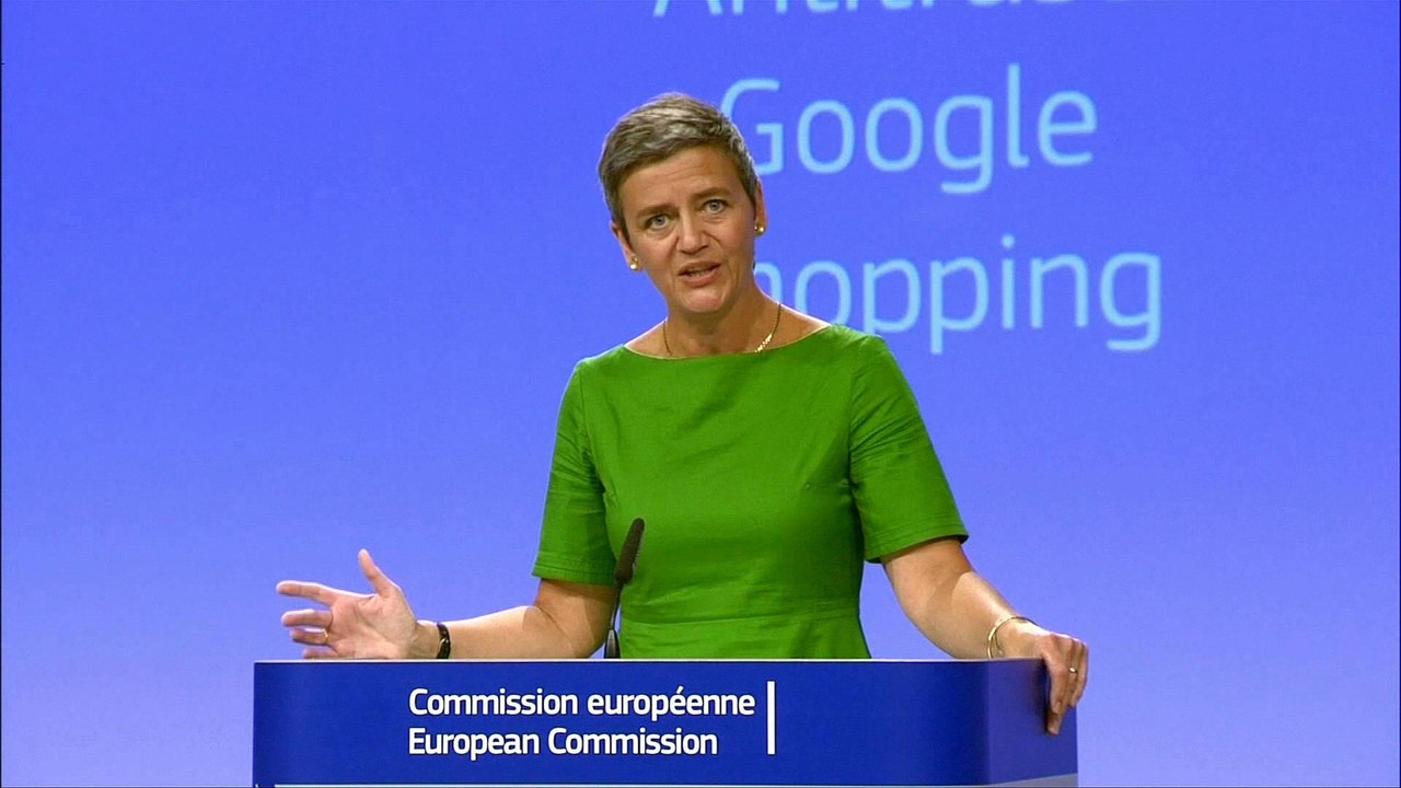EU slaps Google with record fine for breaching competition rules