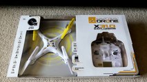 e X31 Explorers Camera Drone quadcopter contents Unboxing before