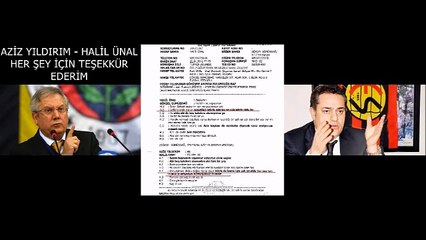 3- AZİZ YILDIRIM - HALİL ÜNAL HERŞEY İÇİN TEŞEKKÜR EDERİM