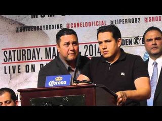 Canelo's Trainer Eddie Reynoso Final Words Before Fight