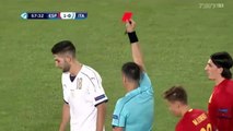 Roberto Gagliardini RED CARD HD - Spain U21 vs Italy U21 27.06.2017 - Euro U21 HD