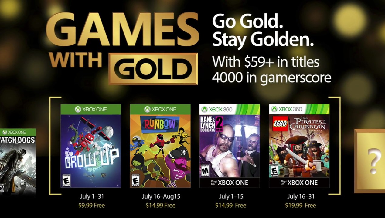 Games with Gold (July 2017)