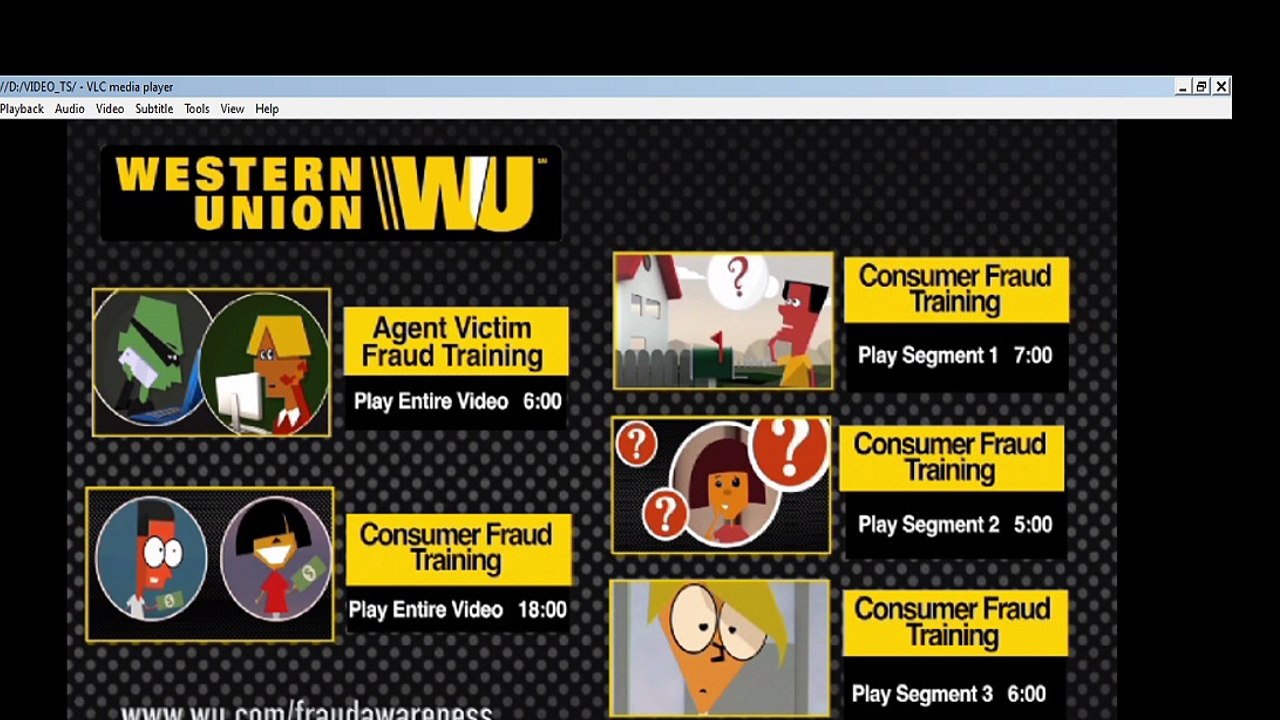 western union agent and victom fraud training