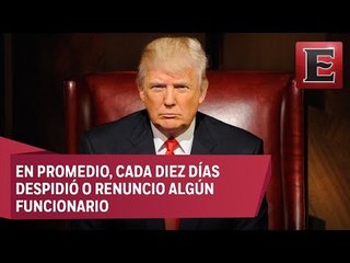 Renuncias reordenan la administración de Donald Trump