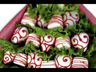 Cómo hacer un arreglo frutal de fresa y chocolate / Fresas con chocolate deliciosas