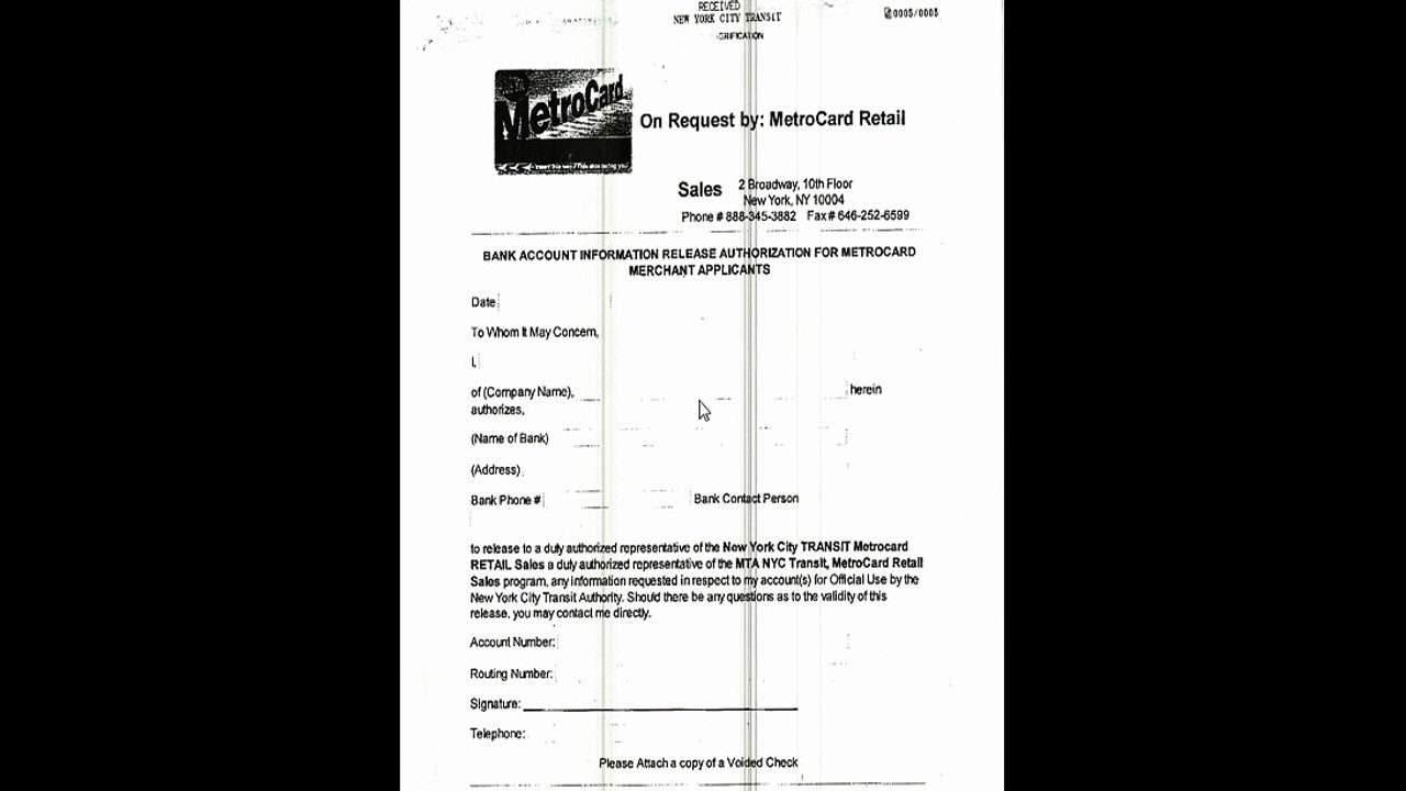 Mta request form