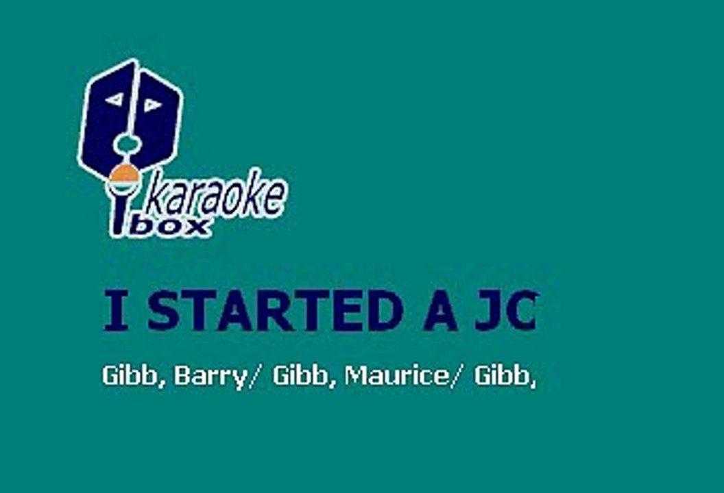 Bee Gees - I started a joke (Karaoke)