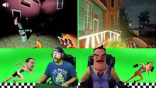 HELLO NEIGHBOR vs. ME! BASEMENT RACE CHALLENGE IRL