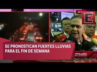 Mancera anuncia medidas de seguridad por afectaciones en CDMX