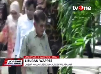 Jusuf Kalla Liburan di Wahana Air