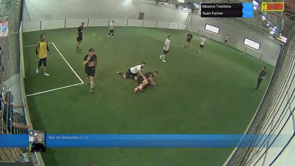 But de Sébastien  (1-1) - Maisons Traditions Vs Team Farmer - 27/06/17 20:31 - Ligue 3