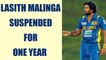 Lasith Malinga suspended for one-year over monkey remarks | Oneindia News