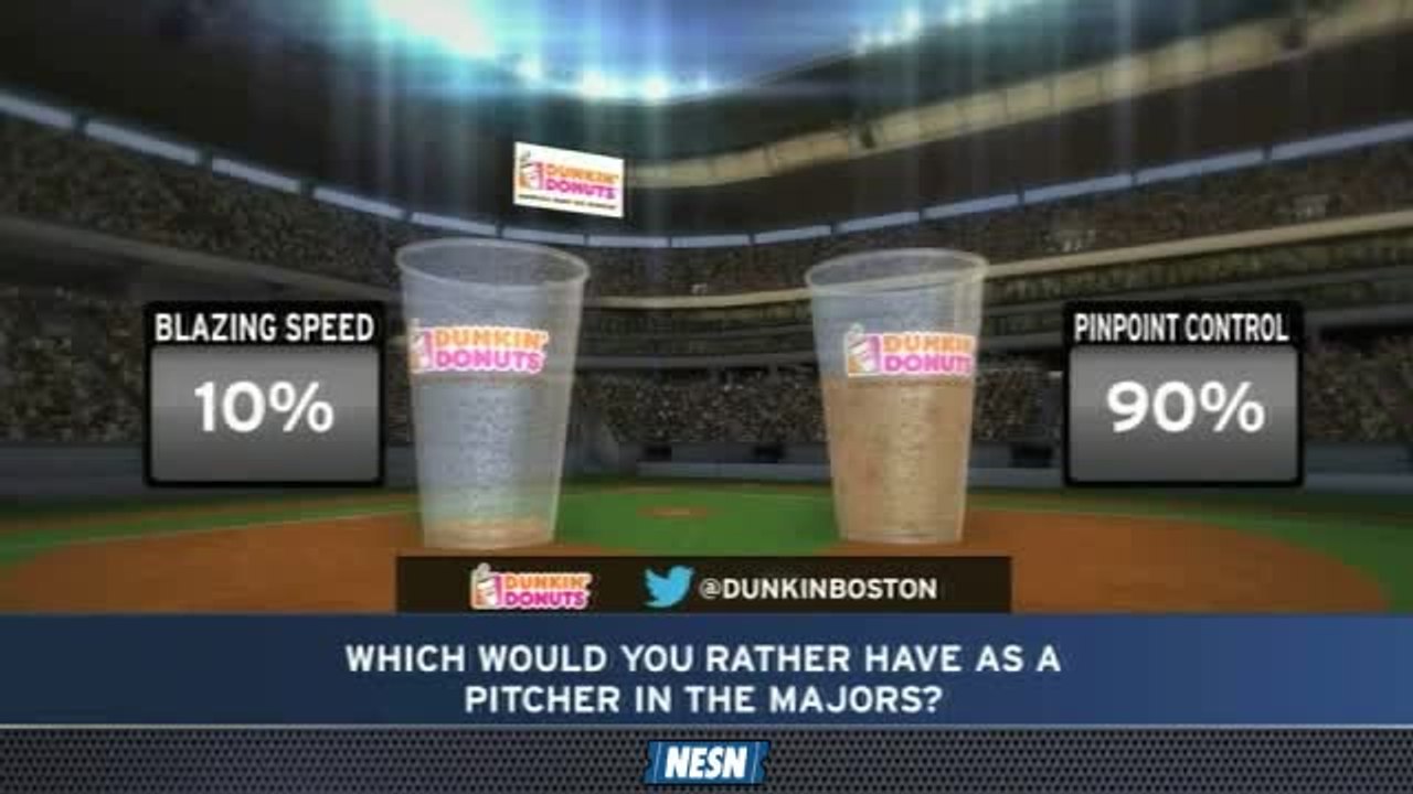 Dunkin Donuts Poll: Blazing Speed or Pinpoint Control?