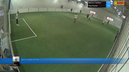But de mickael (12-19) - Maisons Traditions Vs Team Farmer - 27/06/17 20:31 - Ligue 3