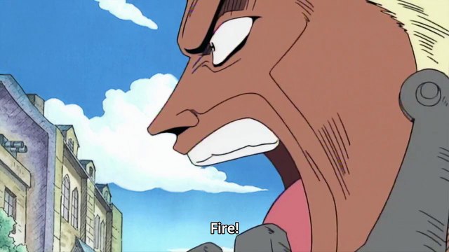 Luffy saves zoro One Piece