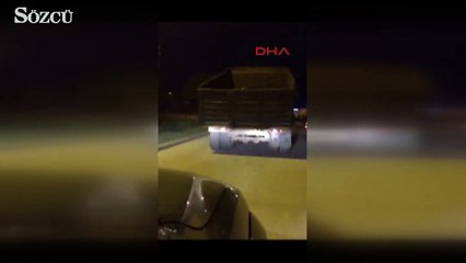 Kamp alanının önüne gübre döktüler