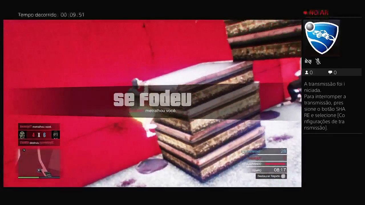 Transmissão ao vivo do PS4 de X_x_rezendemodz