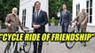 Modi in Netherlands : Dutch PM gifts bicycle to Narendra Modi | Oneindia News