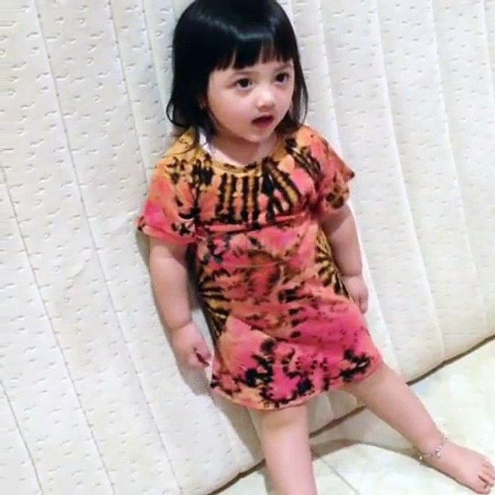 Gaya Joget Santai Arsy Addara Saat Dengar Musik l Keluarga A5