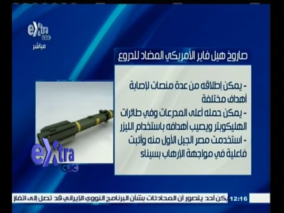 #غرفة_الأخبار | تعرف على الصاروخ "هيل فاير" الأمريكي المضاد للدروع