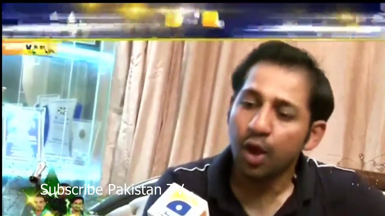 چیمپئن کپتان سرفراز احمد کا پہلا انٹرویو انڈیا سے فائنل جیتنے کے بعد اور ساتھ میں نعت ضرور دھیکو