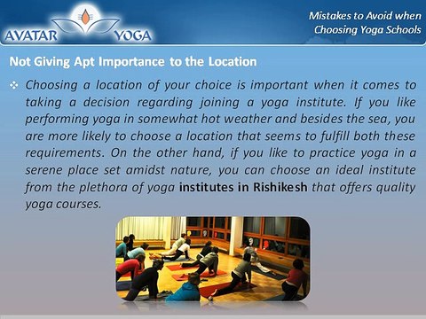 Mistakes to Avoid when Choosing Yoga Schools