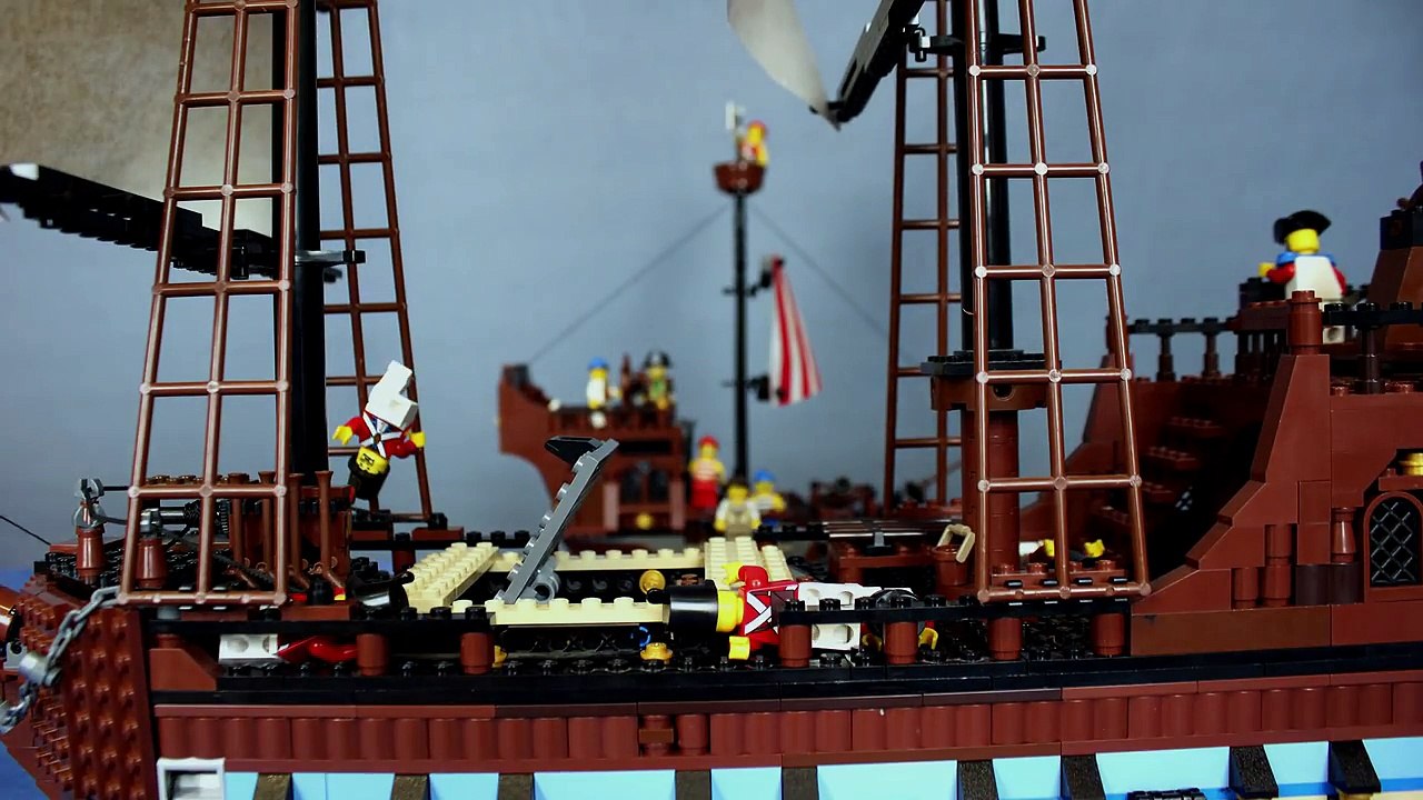 Detrás de escenas el Lego kraken