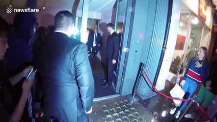 The Beckham family leave 'What I See' book launch party in London