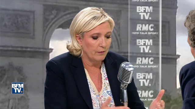 En voie d'implosion , plus de ligne politique … Marine Le Pen fustige les Républicains