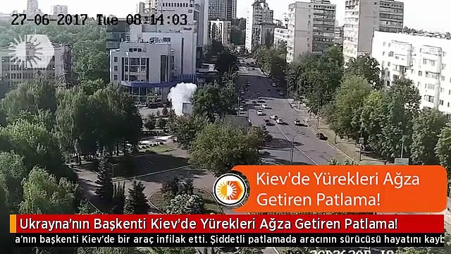 Kiev'de Yürekleri Ağza Getiren Patlama!