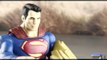 Homme chauve-souris des bandes dessinées Aube examen contre jouet superman figurines armure dc justice