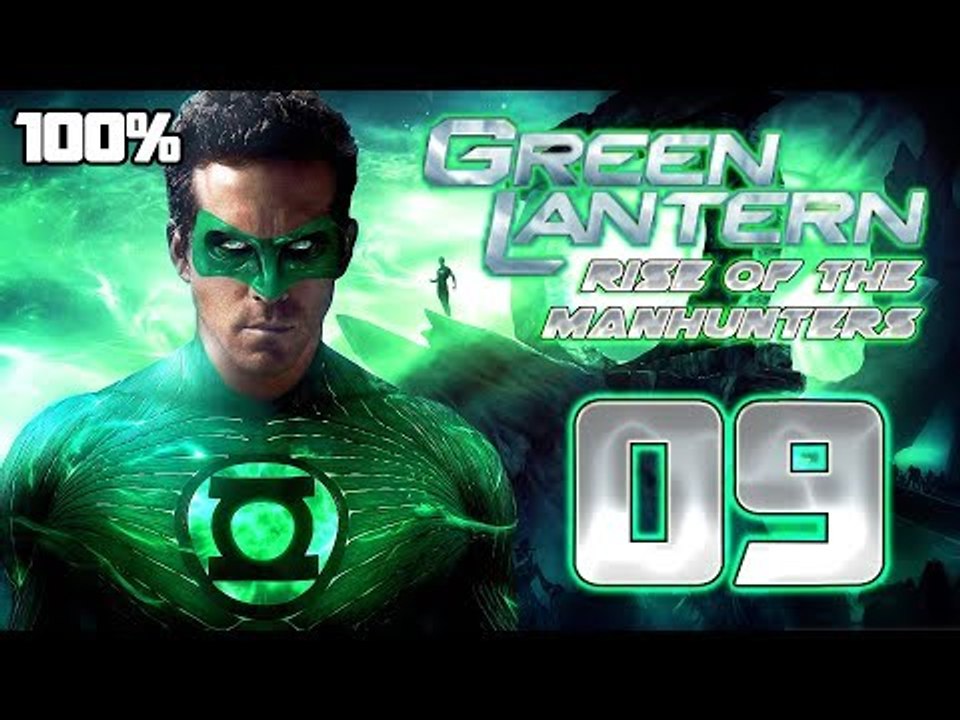 Green Lantern: Rise of the Manhunters Walkthrough Part 9 (PS3, X360, Wii) 100% Mission 9