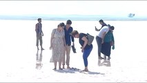 Tuz Gölü Tatilciler ve Turistlerin Uğrak Yeri Oldu