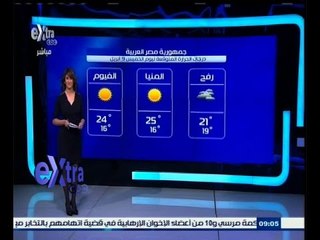 #غرفة_الأخبار | درجات الحرارة المتوقعة ليوم الخميس 9 ابريل 2015