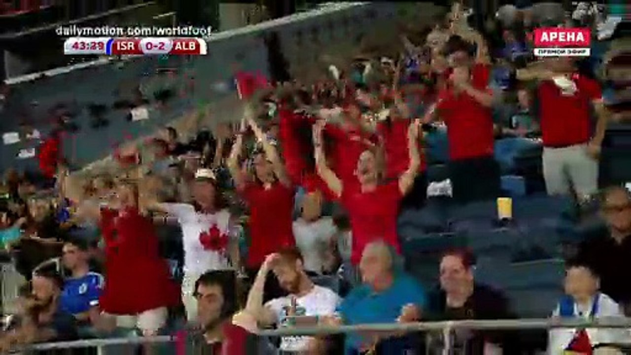 Armando Sadiku second Goal HD - Israel 0-2 Albania - 06.2017